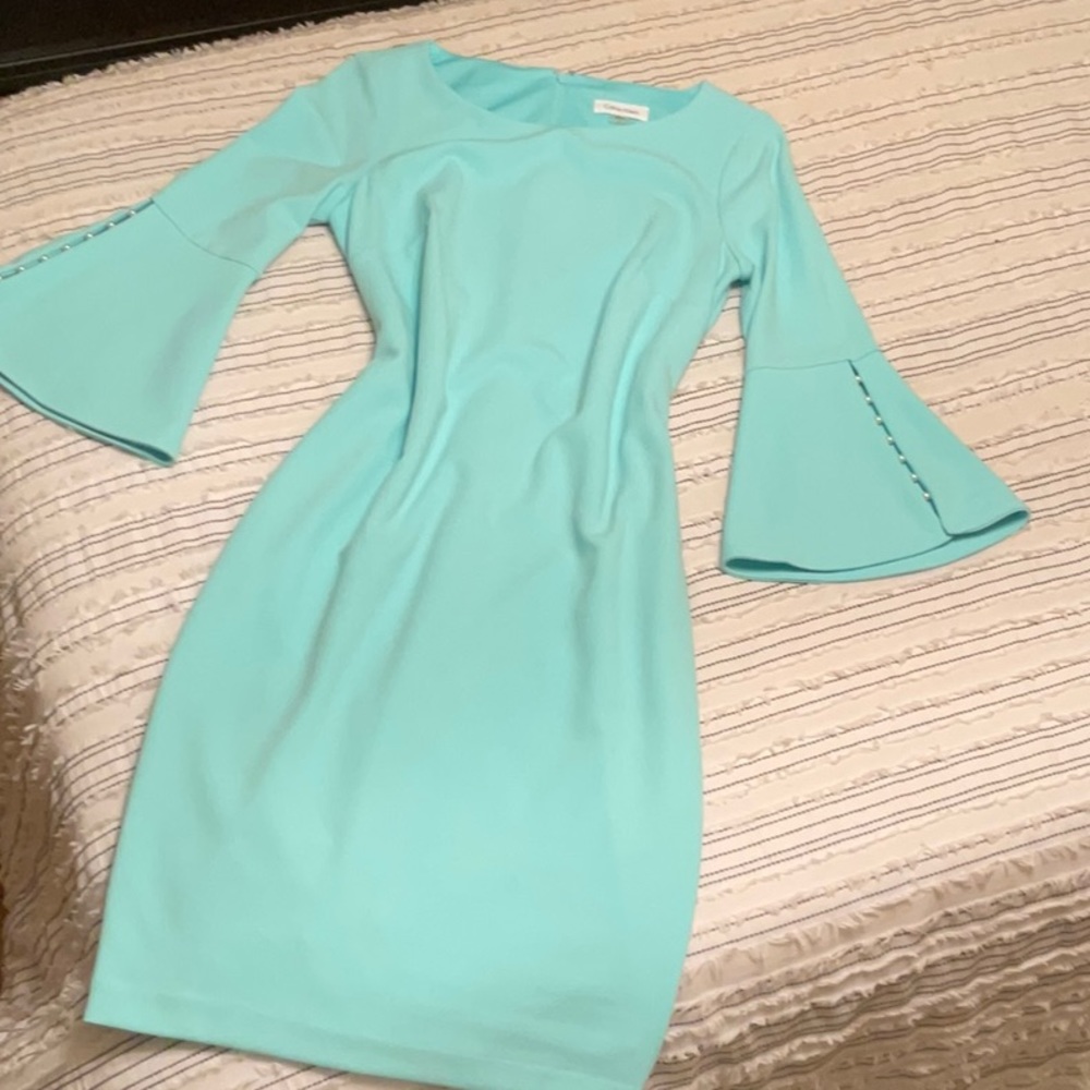 Pearl sleeve Calvin Klein size 6 dress.